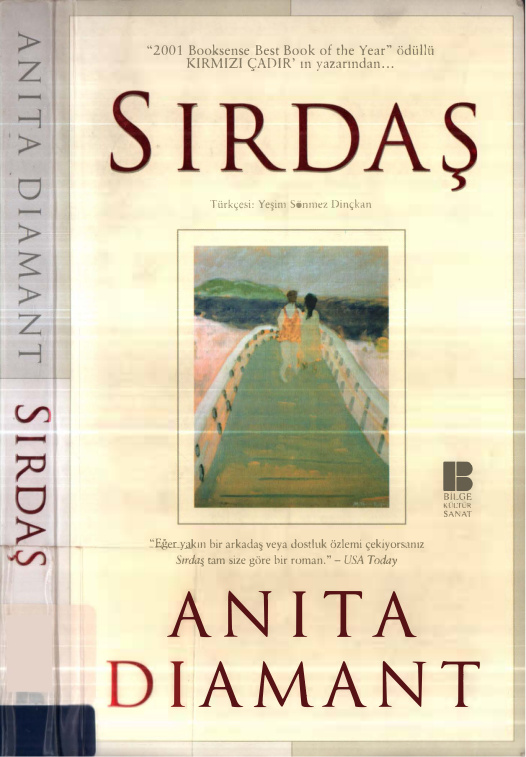 Anita Diamant Sırdaş Bilge Kültür Sanat Yayınları Kitap Kapağı