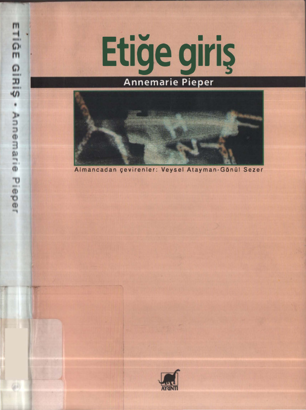 Etiğe Giriş PDF – Annemarie Pieper