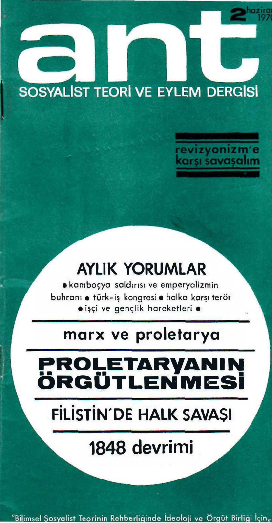 Ant Sosyalist Teori ve Eylem Dergisi Sayı 02 PDF – Kolektif