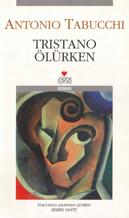 Antonio Tabucchi Tristano Ölürken Can Yayınları Kitap Kapağı
