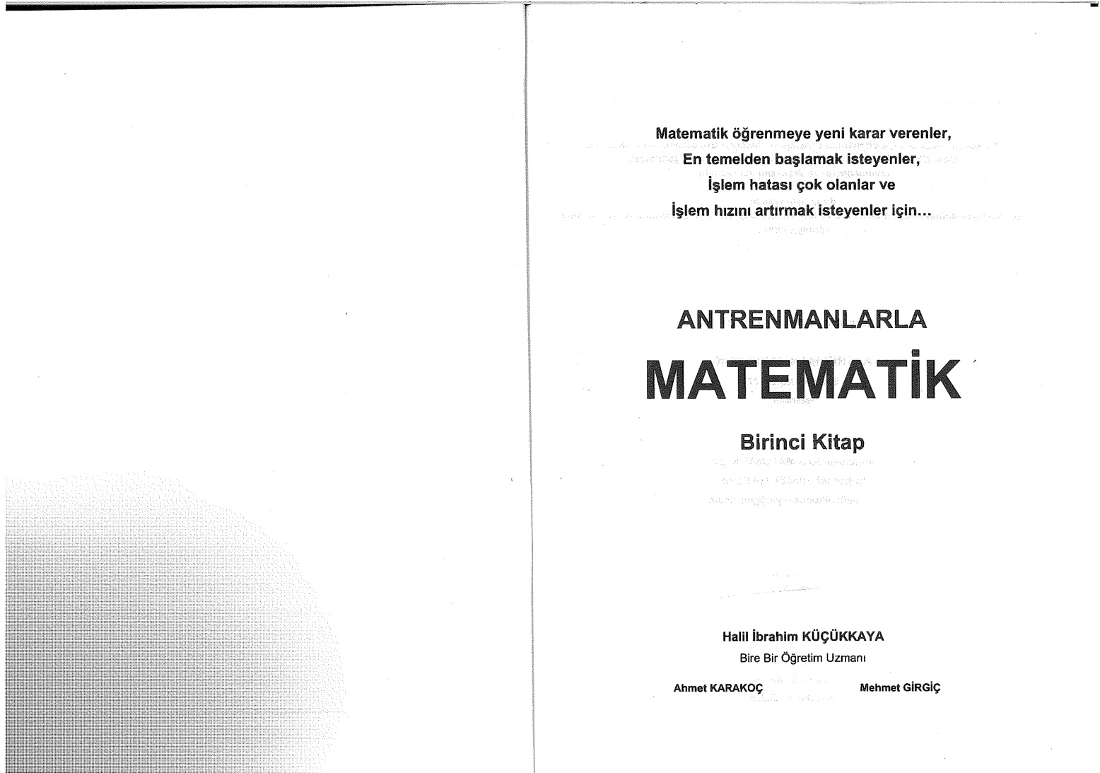 Antrenmanlarla Matematik - 1. Kitap PDF - Halil İbrahim Küçükkaya 8 Antrenmanlarla Matematik – 1. Kitap PDF – Halil İbrahim Küçükkaya