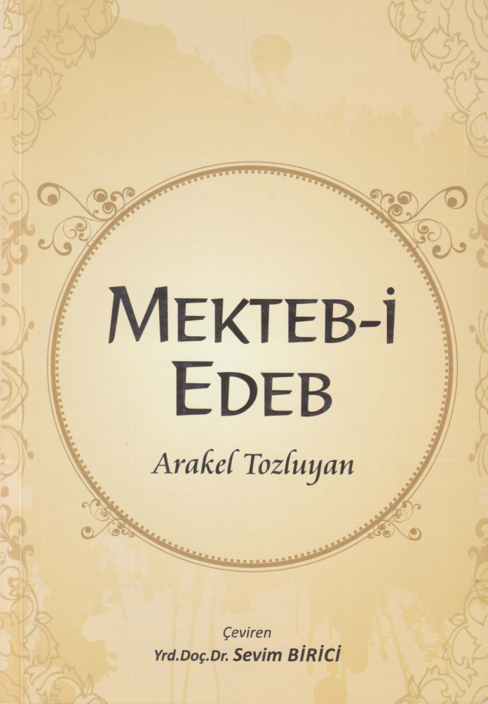 Mekteb-i Edeb PDF – Arakel Tozluyan