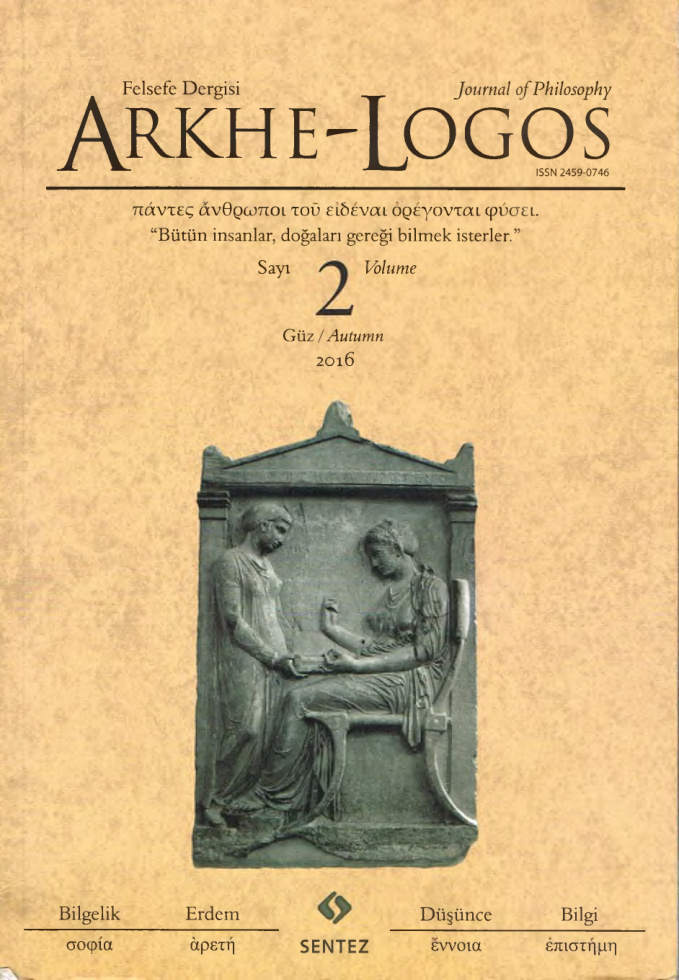 Arkhe-Logos Sayı 2 PDF – Kolektif