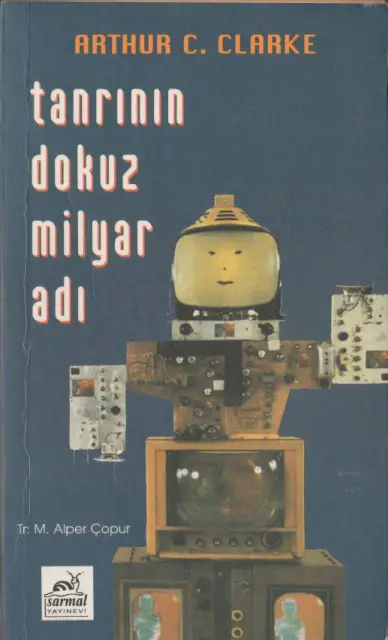 Arthur C. Clarke Tanrı'nın Dokuz Milyar Adı Sarmal Yayınları Kitap Kapağı