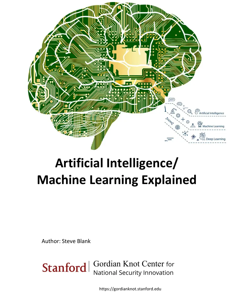 Artificial Intelligence-Machine Learning Explained PDF – Unknown