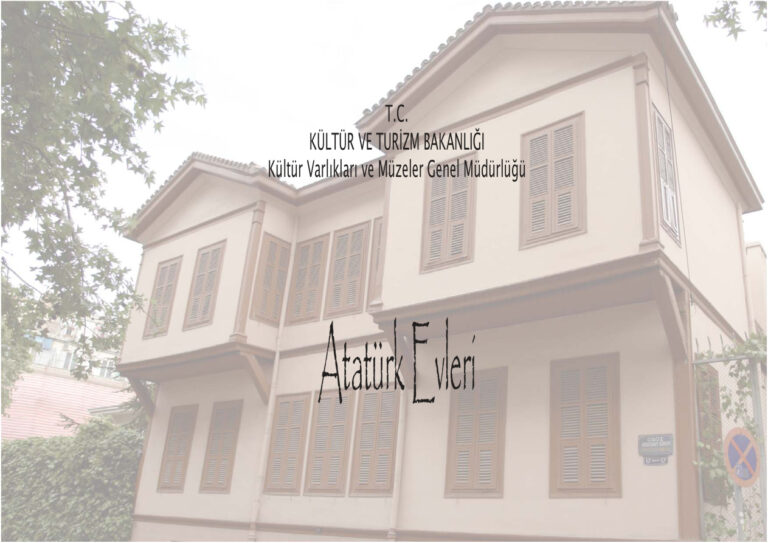 Atatürk Evleri Kültür Bakanlığı Kitap Kapağı
