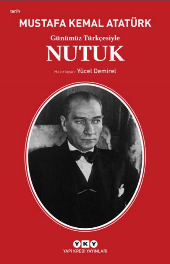 Atatürk Günümüz Türkçesiyle Nutuk YKY Kitap Kapağı