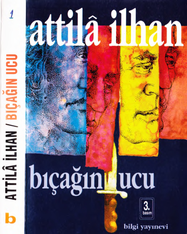 Attila İlhan Aynanın İçindekiler 1 Bıçağın Ucu Bilgi Yayınevi Kitap Kapağı