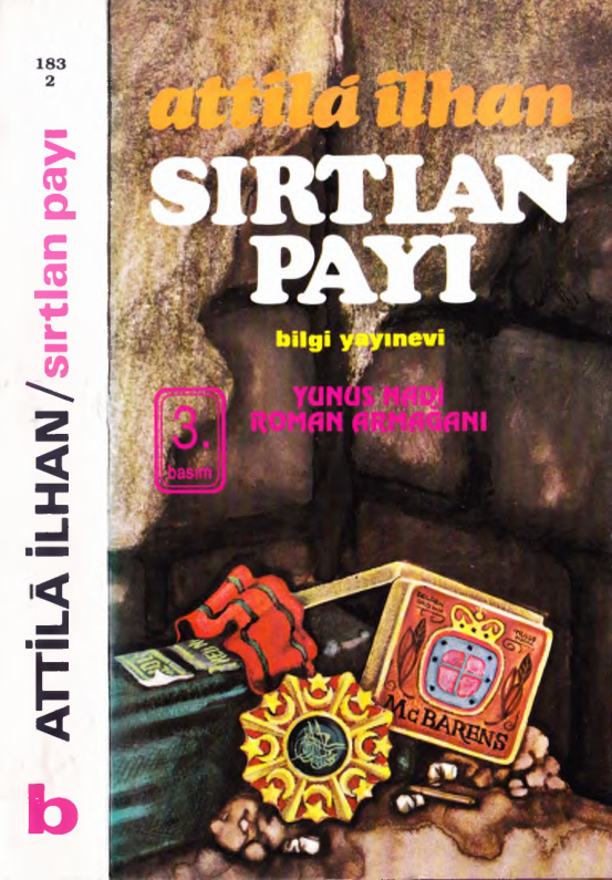 Attila İlhan Aynanın İçindekiler 2 Sırtlan Payı Bilgi Yayınevi Kitap Kapağı