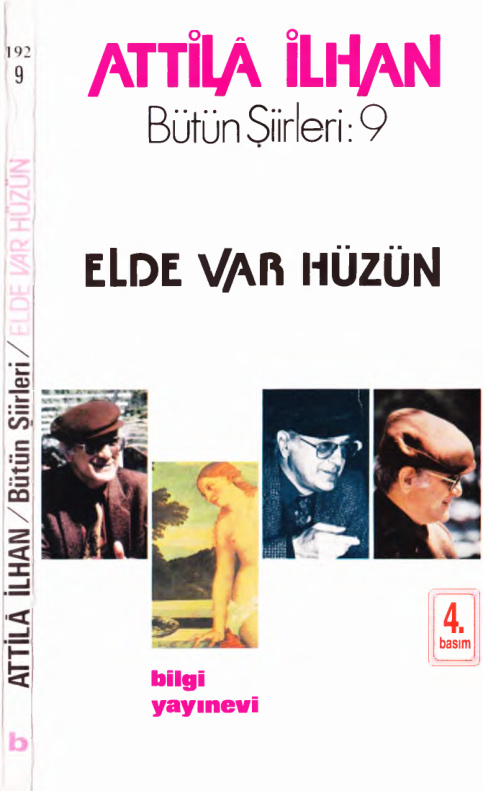 Bütün Şiirleri 09: Elde Var Hüzün PDF – Attila İlhan
