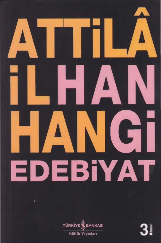 Hangi Edebiyat PDF – Attila İlhan