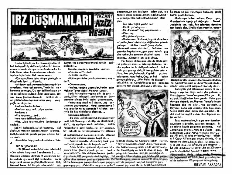 Irz Düşmanları PDF – Aziz Nesin