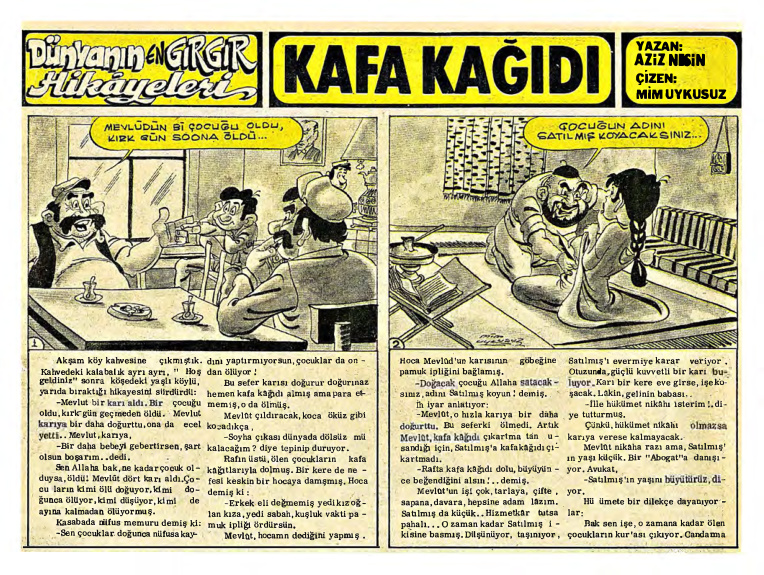 Kafa Kağıdı PDF – Aziz Nesin