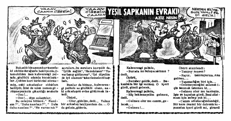 Yeşil Şapkanın Evrakı PDF – Aziz Nesin