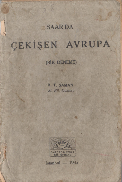 Saar’da Çekişen Avrupa PDF – B. T. Şaman