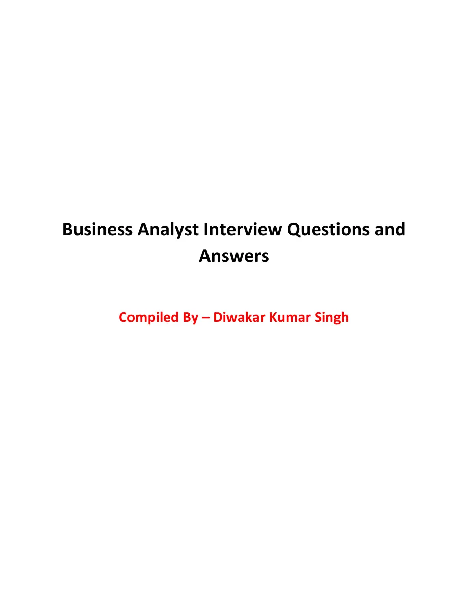 BA InterviewQA Merged PDF – Unknown