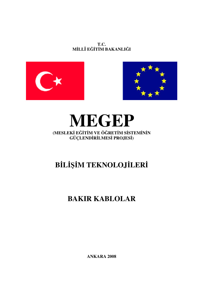 Bilişim Teknolojileri Bakır Kablolar PDF – Kolektif