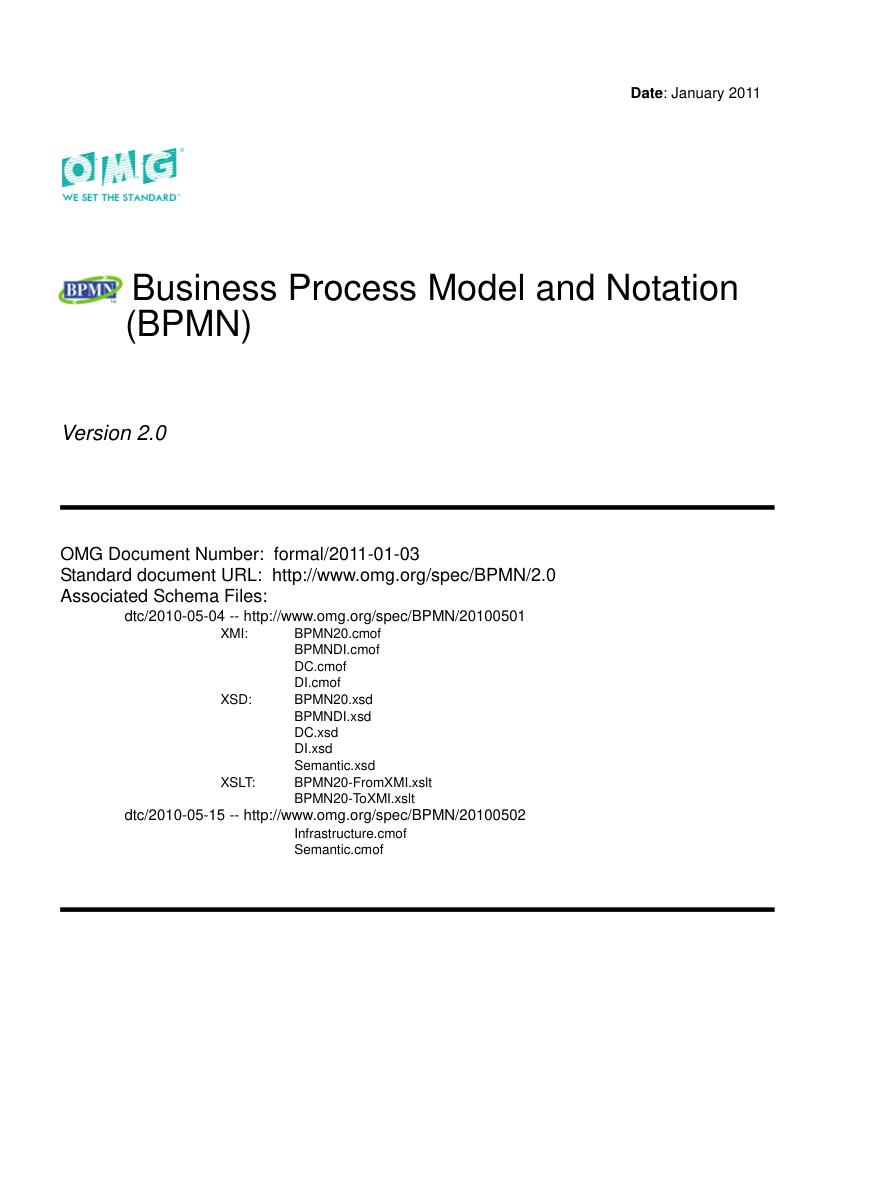 BPMN formal-11-01-03 PDF – Object Management Group (OMG)