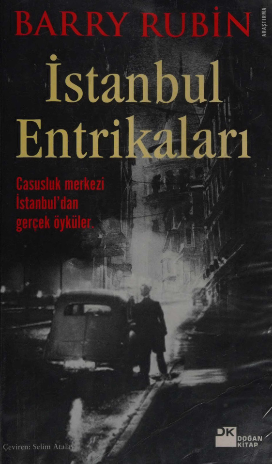 Barry Rubin İstanbul Entrikaları Doğan Kitap Kitap Kapağı