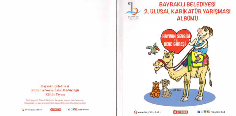Bayraklı Belediyesi 2. Ulusal Karikatür Yarışması Albümü Kitap Kapağı