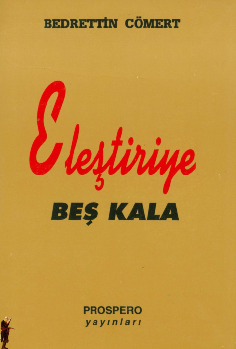 Eleştiriye Beş Kala PDF – Bedrettin Cömert