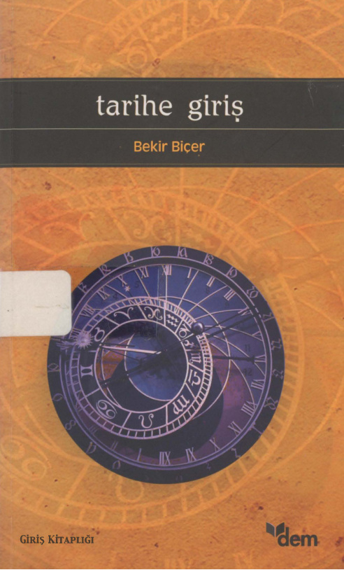 Tarihe Giriş PDF – Bekir Biçer