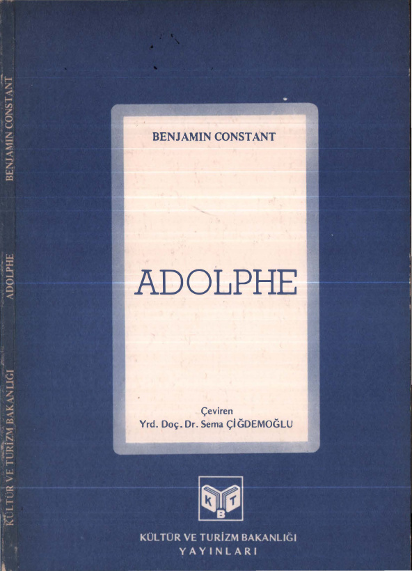 Adolphe PDF – Benjamin Constant