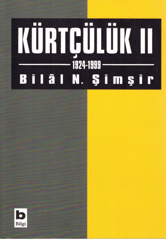 Kürtçülük II 1787-1923 PDF – Bilal N. Şimşir