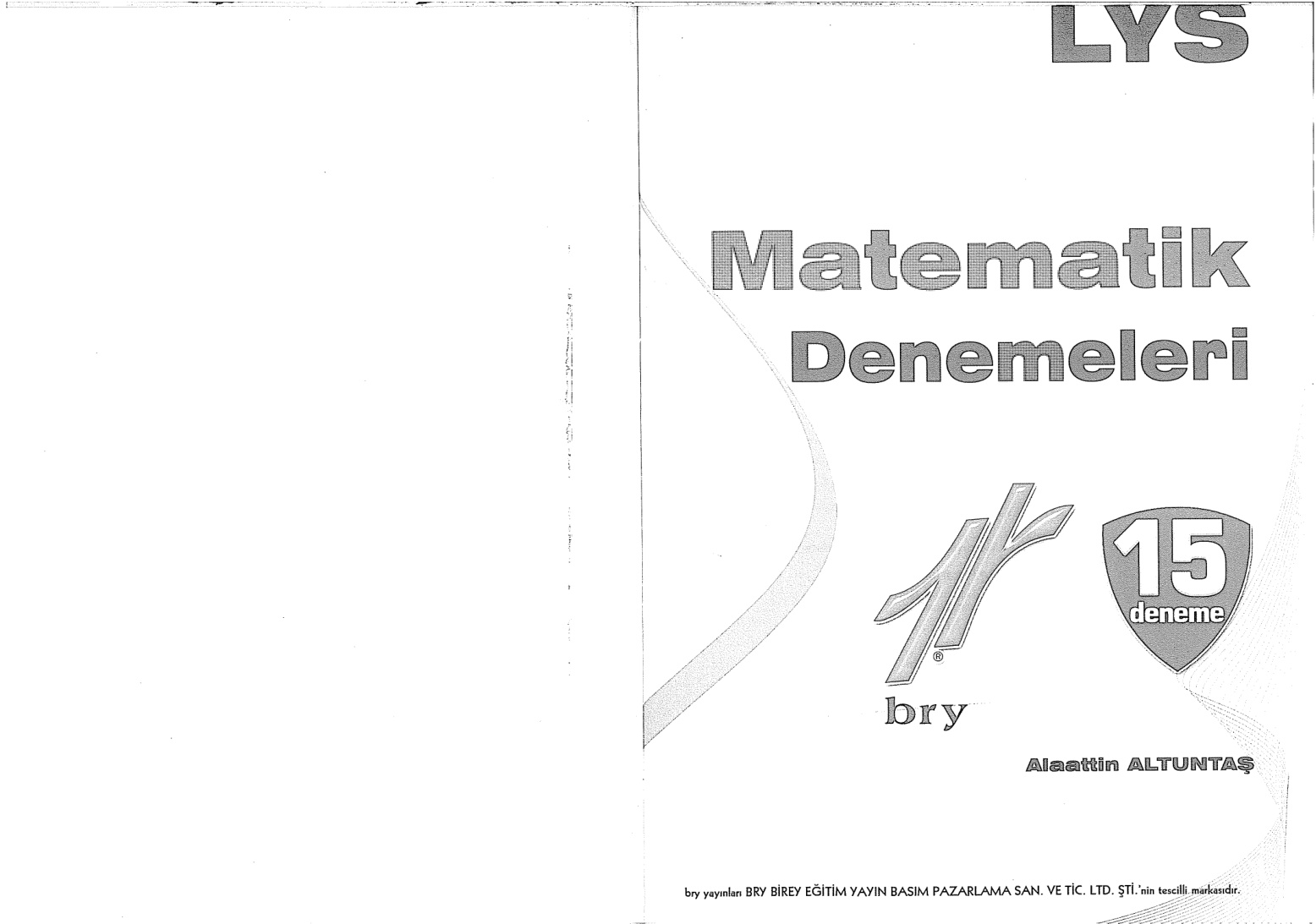 LYS Matematik 20 Deneme PDF – Birey Dershaneleri Komisyon