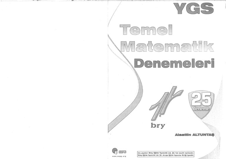 Birey Dershaneleri YGS Temel Matematik 25 Deneme Kitap Kapağı