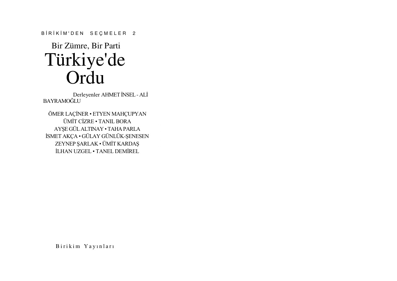 Türkiye'de Ordu PDF - Kolektif 4 Türkiye’de Ordu PDF – Kolektif
