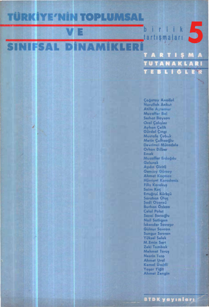 Birlik Tartışmaları 5 PDF – Kolektif