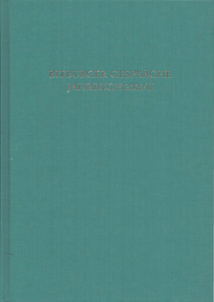 Bitburger Gespräche Jahrbuch 2005 PDF – Kolektif
