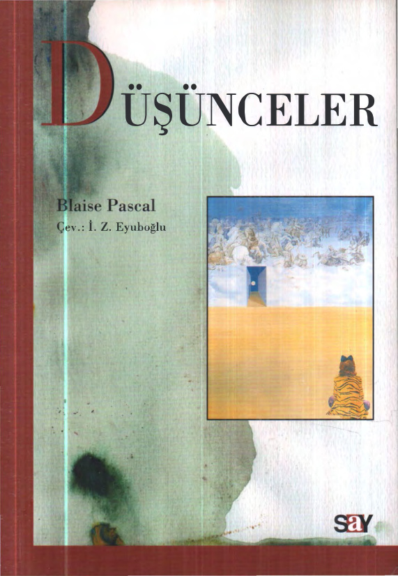 Düşünceler (Say) PDF – Blaise Pascal