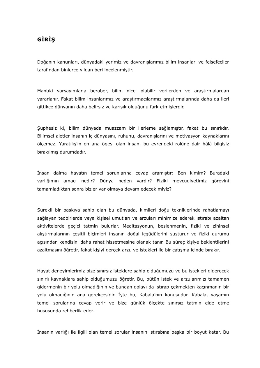 Kabalaya Giriş PDF – Bnei Baruh