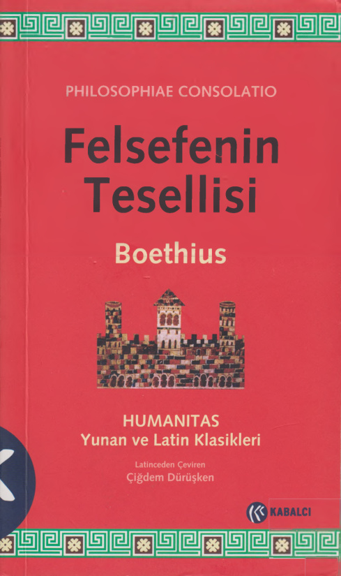 Felsefenin Tesellisi PDF – Boethius