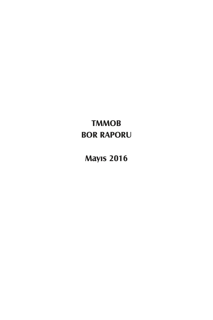 Bor Madeni TMMOB Kitap Kapağı