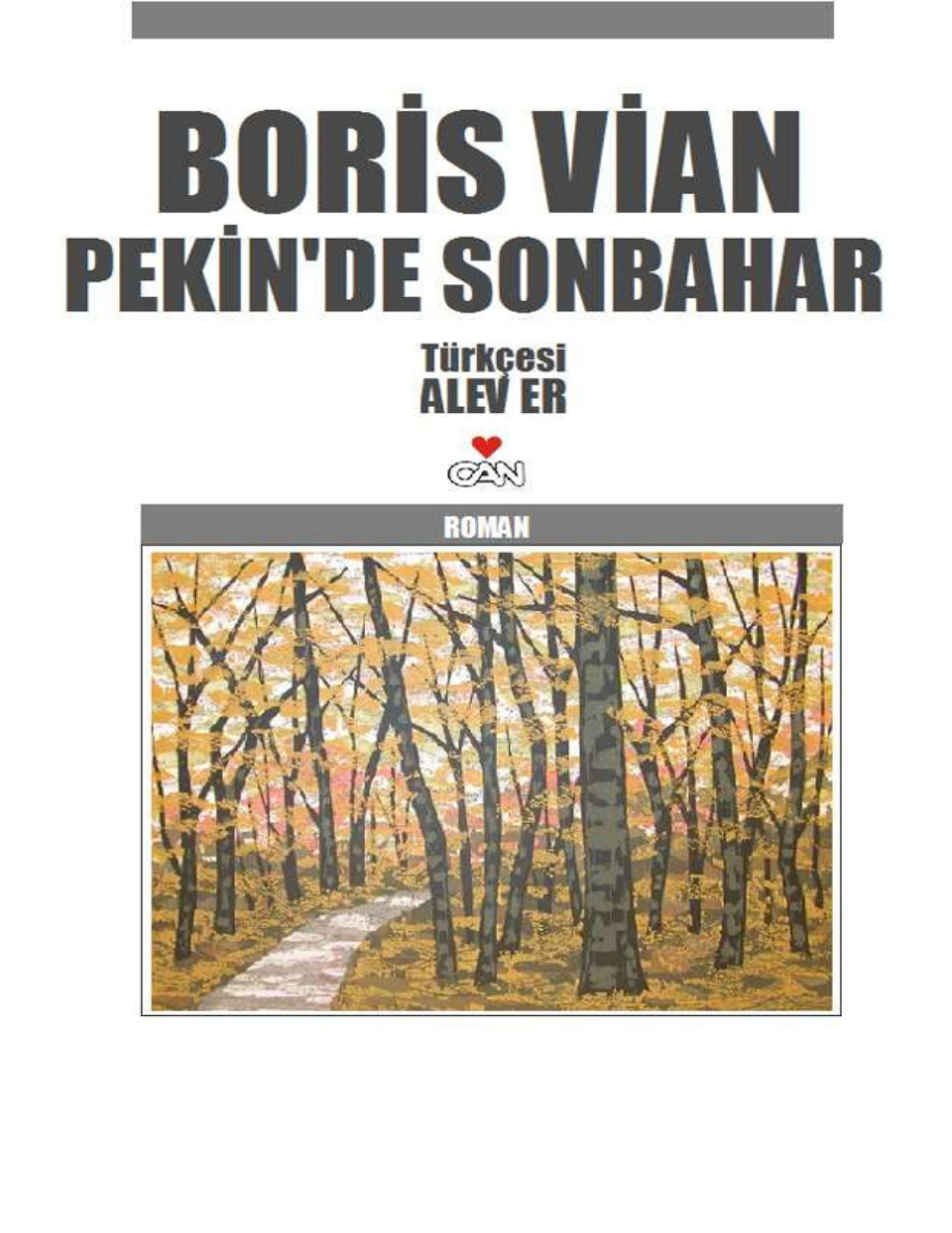 Pekin’de Sonbahar PDF – Boris Vian