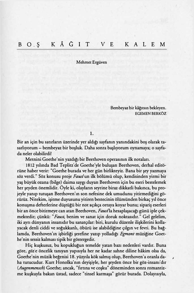 Boş Kağıt ve Kalem PDF – Mehmet Ergüven