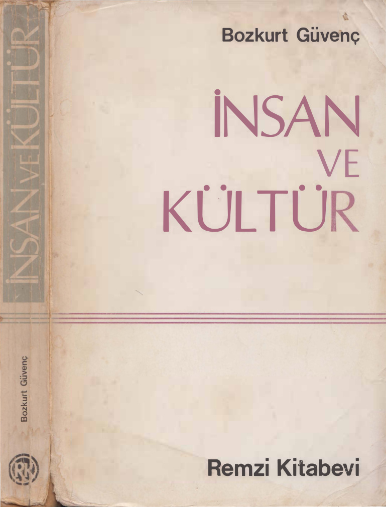 İnsan ve Kültür PDF – Bozkurt Güvenç