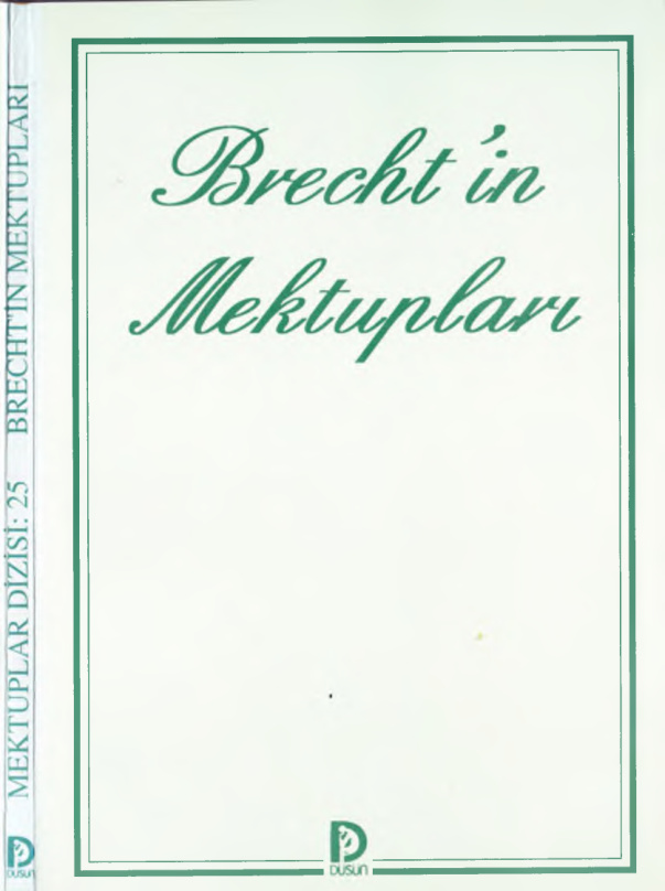 Brecht’in Mektupları PDF – Bertolt Brecht
