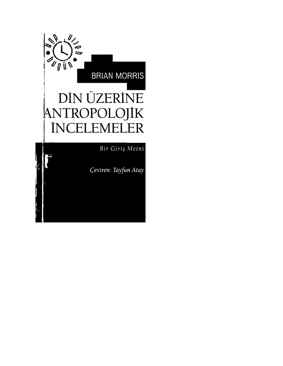 Din Üzerine Antropolojik İncelemeler PDF – Brian Morris