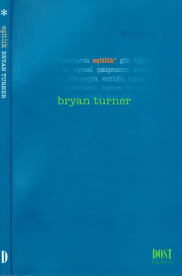 Eşitlik PDF – Bryan S. Turner