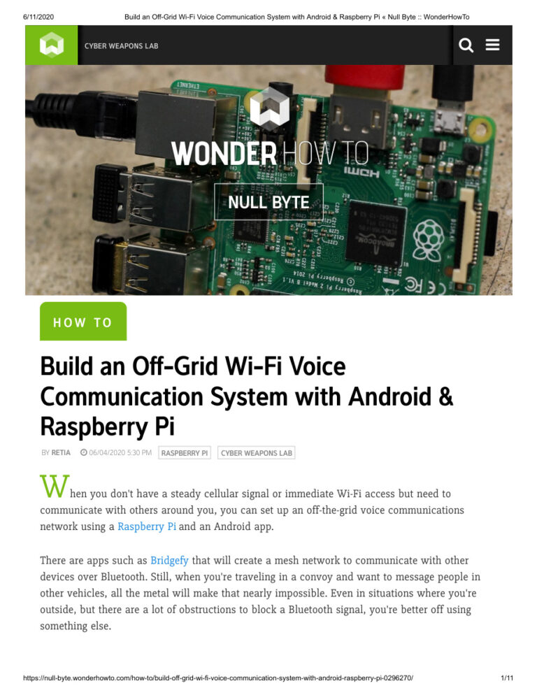 Build An Off Grid Wi Fi Voice Communication System With Android Kitap Kapağı