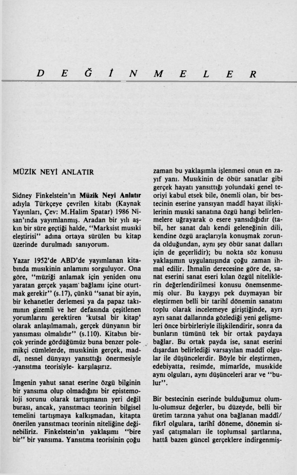 Müzik Neyi Anlatır PDF – Bülent Aksoy