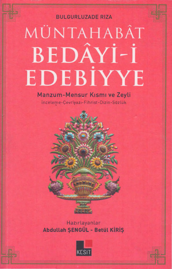 Müntahabat Bedayi-i Edebiyye PDF – Bulgurluzade Rıza