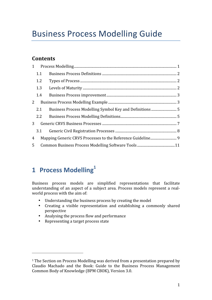 Business Process Modelling Guide PDF – Unknown