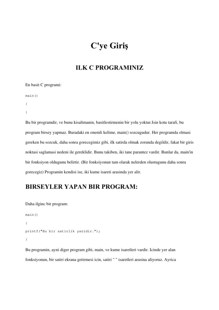 C'ye Giriş PDF - Kolektif 17 C ye Giriş Kitap Kapağı