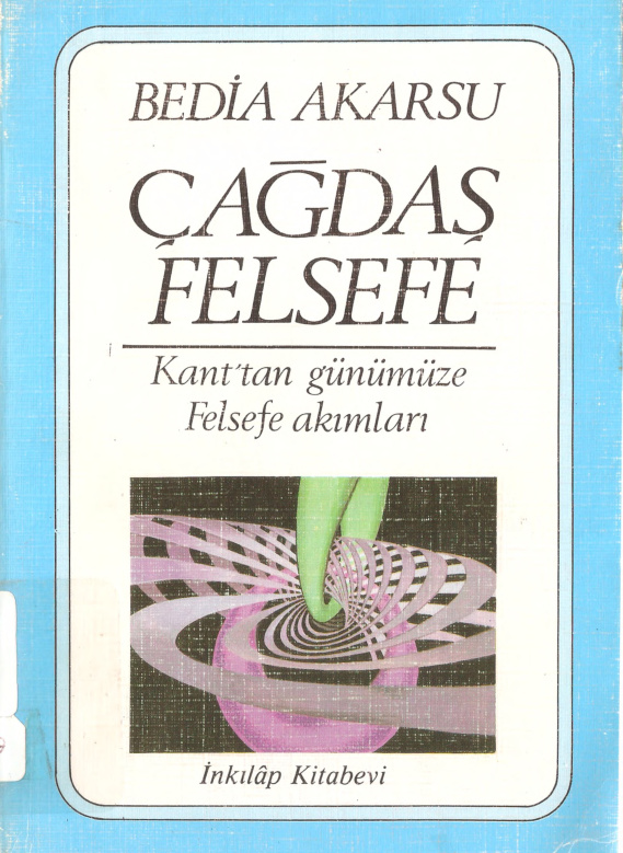 Çağdaş Felsefe PDF – Bedia Akarsu