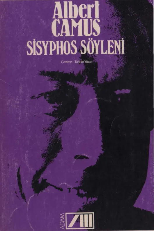 Camus Sisyphos Söyleni Adam Yayınları Kitap Kapağı